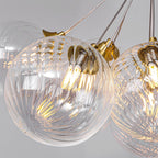 Minimalist Copper Bubble Chandelier - Modern Ceiling Light