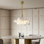 Minimalist Copper Bubble Chandelier - Modern Ceiling Light