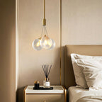 Minimalist Copper Bubble Chandelier - Modern Ceiling Light