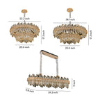 Modern Crystal Chandelier Ceiling Light - Luxury Home Decor