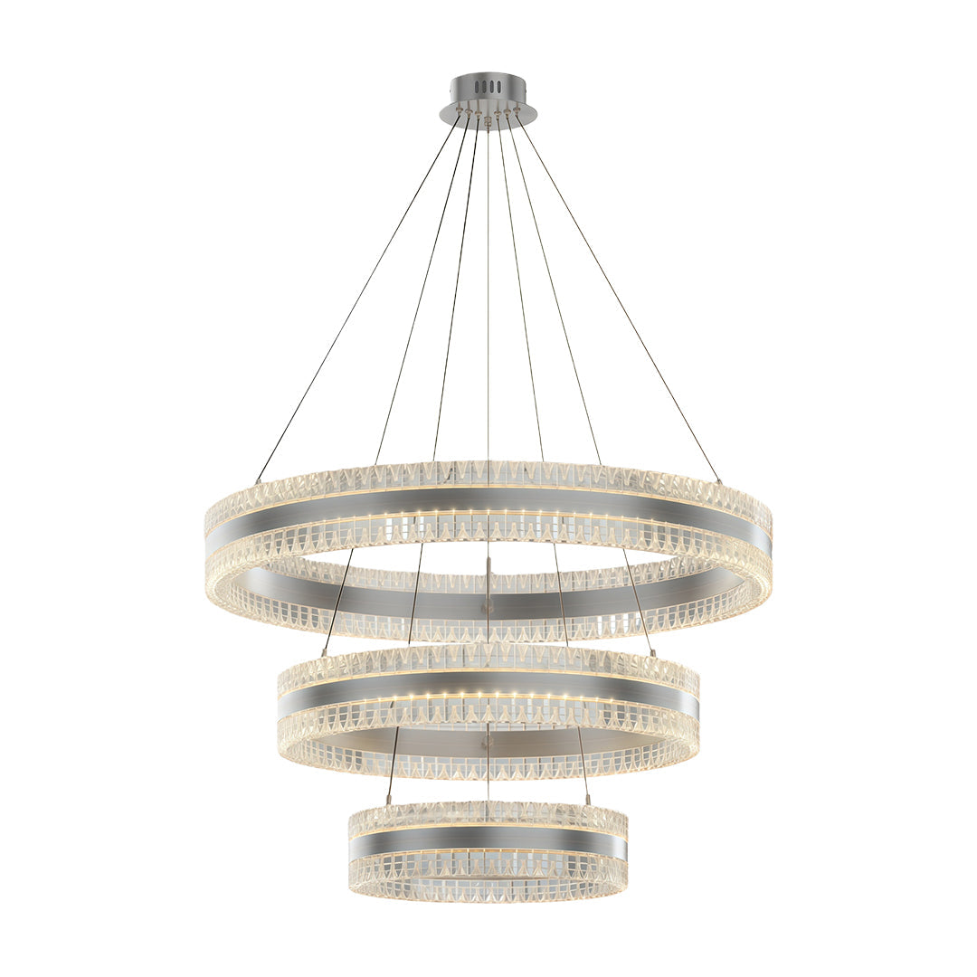 Minimalist Luxury Circular Chandelier - Modern Ceiling Light