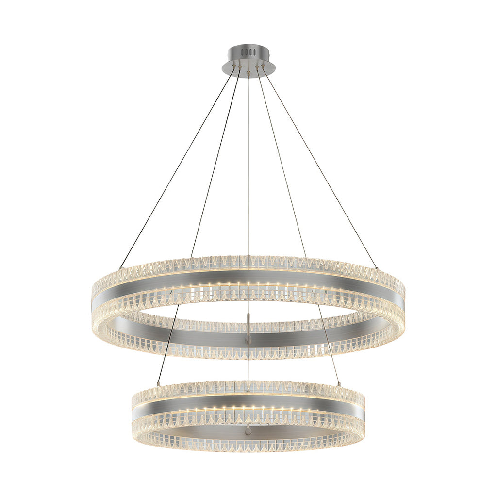Minimalist Luxury Circular Chandelier - Modern Ceiling Light