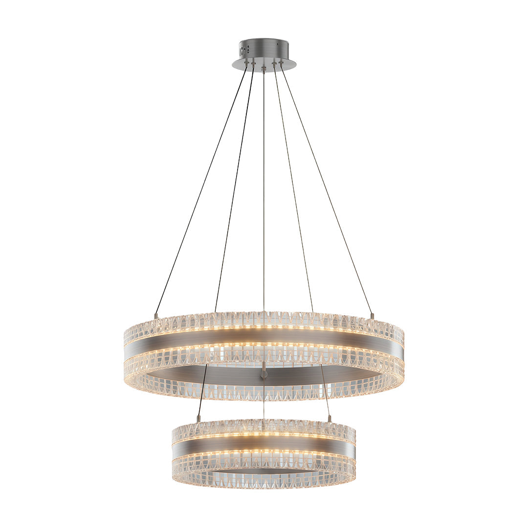 Minimalist Luxury Circular Chandelier - Modern Ceiling Light