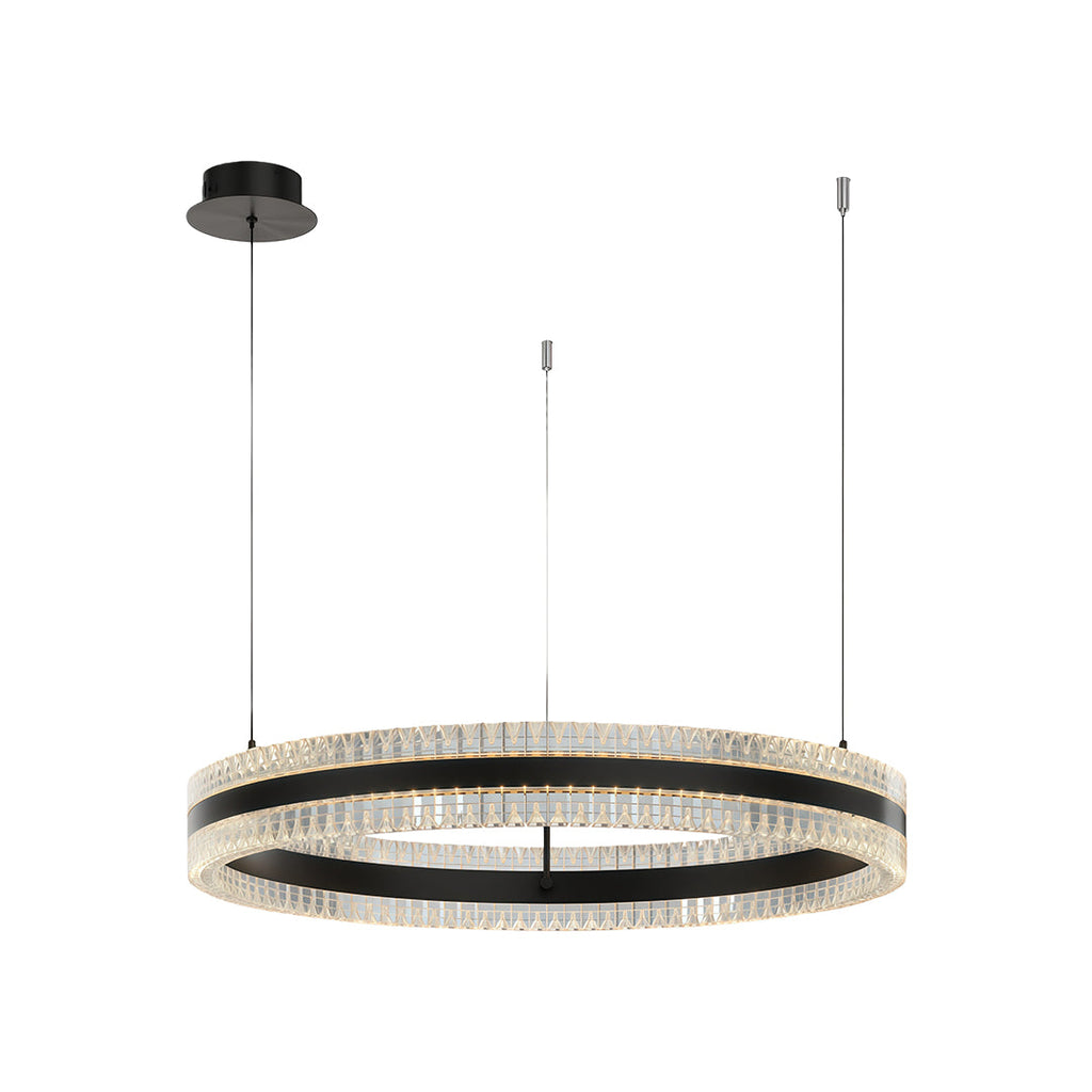 Minimalist Luxury Circular Chandelier - Modern Ceiling Light