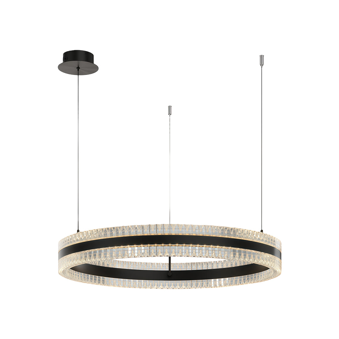 Minimalist Luxury Circular Chandelier - Modern Ceiling Light