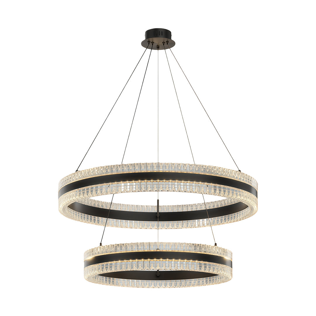 Minimalist Luxury Circular Chandelier - Modern Ceiling Light