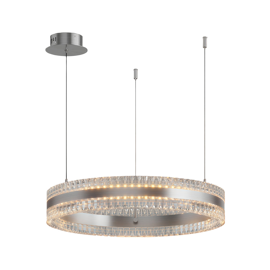 Minimalist Luxury Circular Chandelier - Modern Ceiling Light