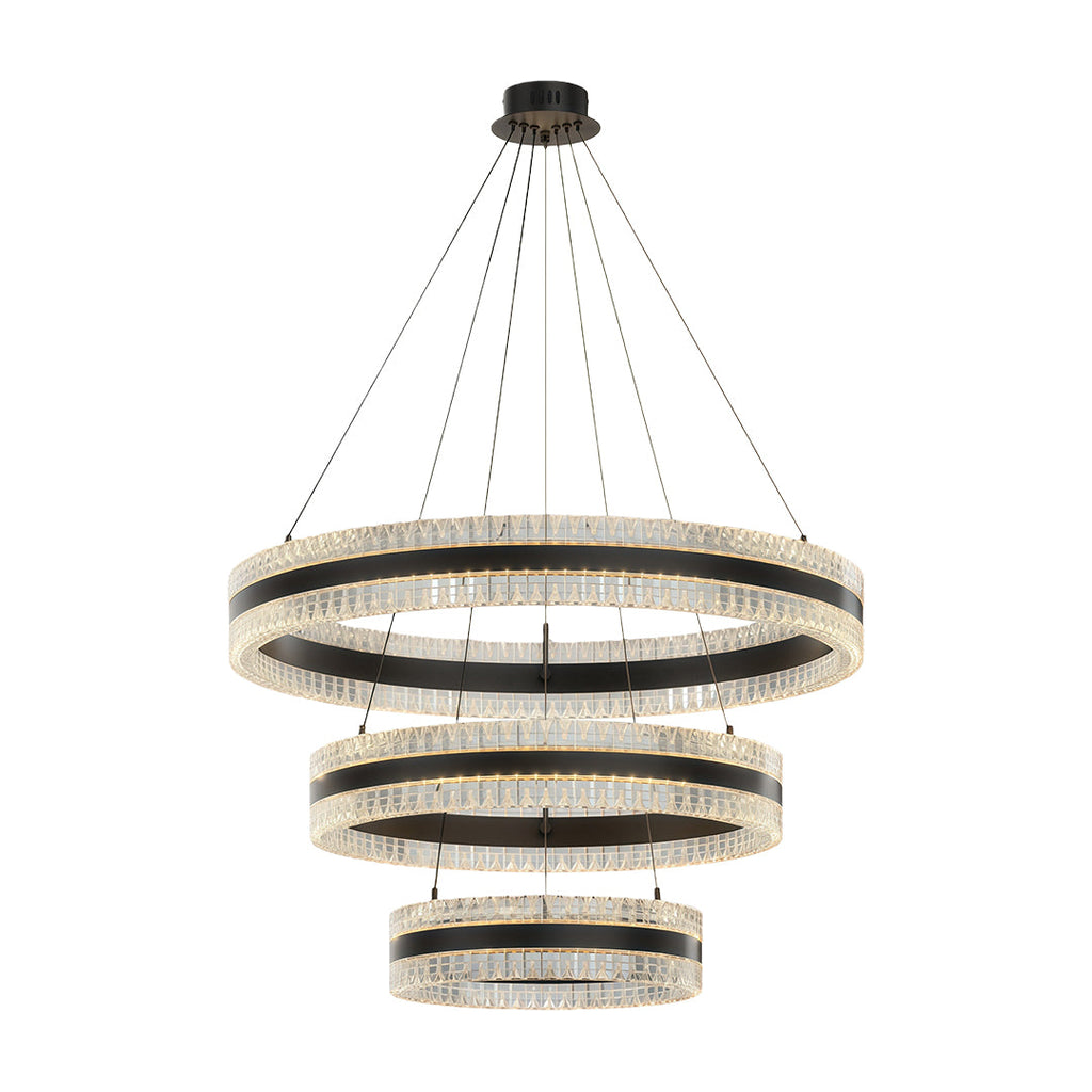Minimalist Luxury Circular Chandelier - Modern Ceiling Light