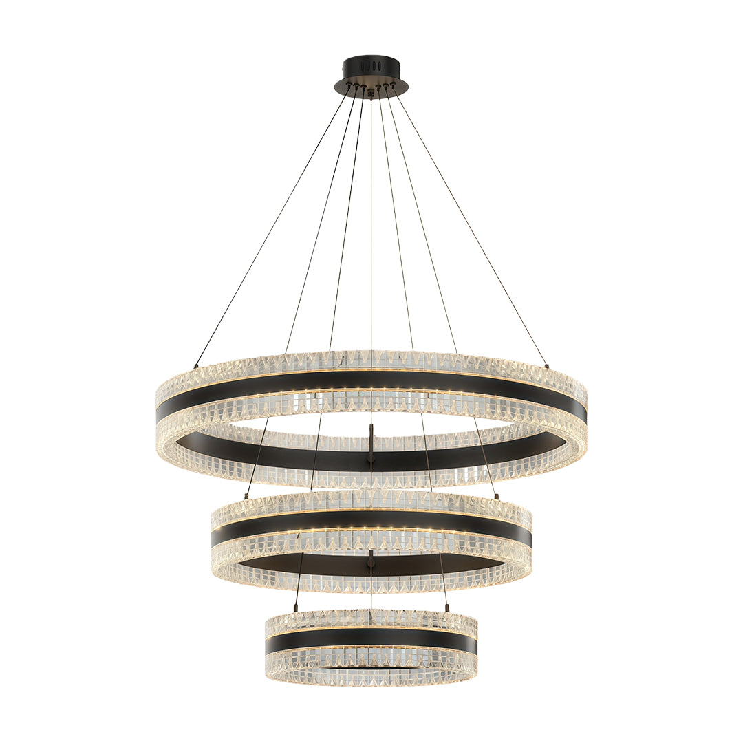 Minimalist Luxury Circular Chandelier - Modern Ceiling Light