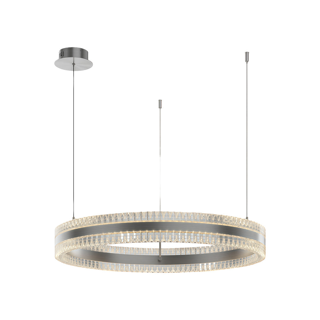 Minimalist Luxury Circular Chandelier - Modern Ceiling Light