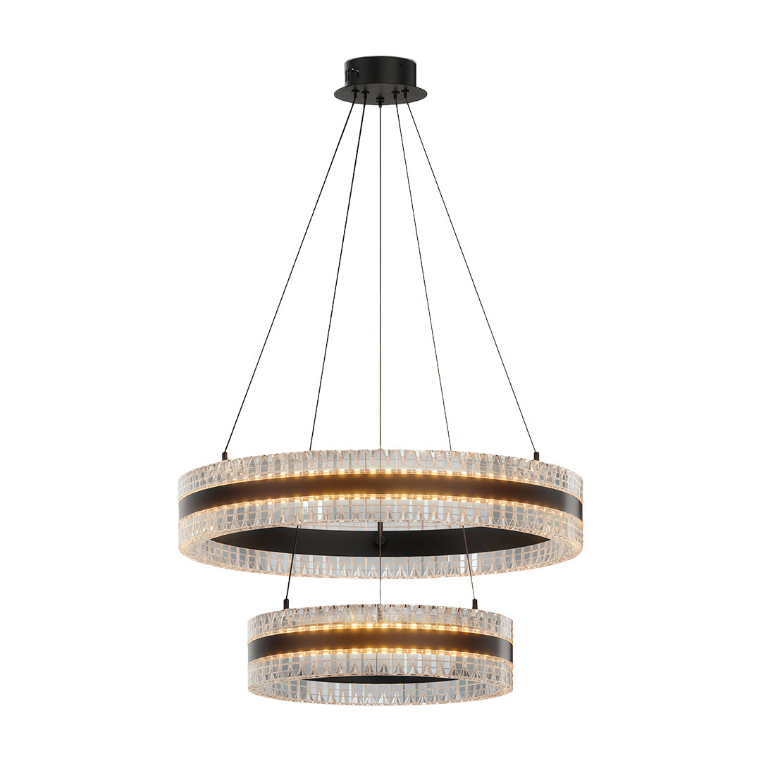 Minimalist Luxury Circular Chandelier - Modern Ceiling Light