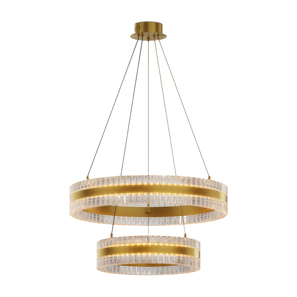 Minimalist Luxury Circular Chandelier - Modern Ceiling Light