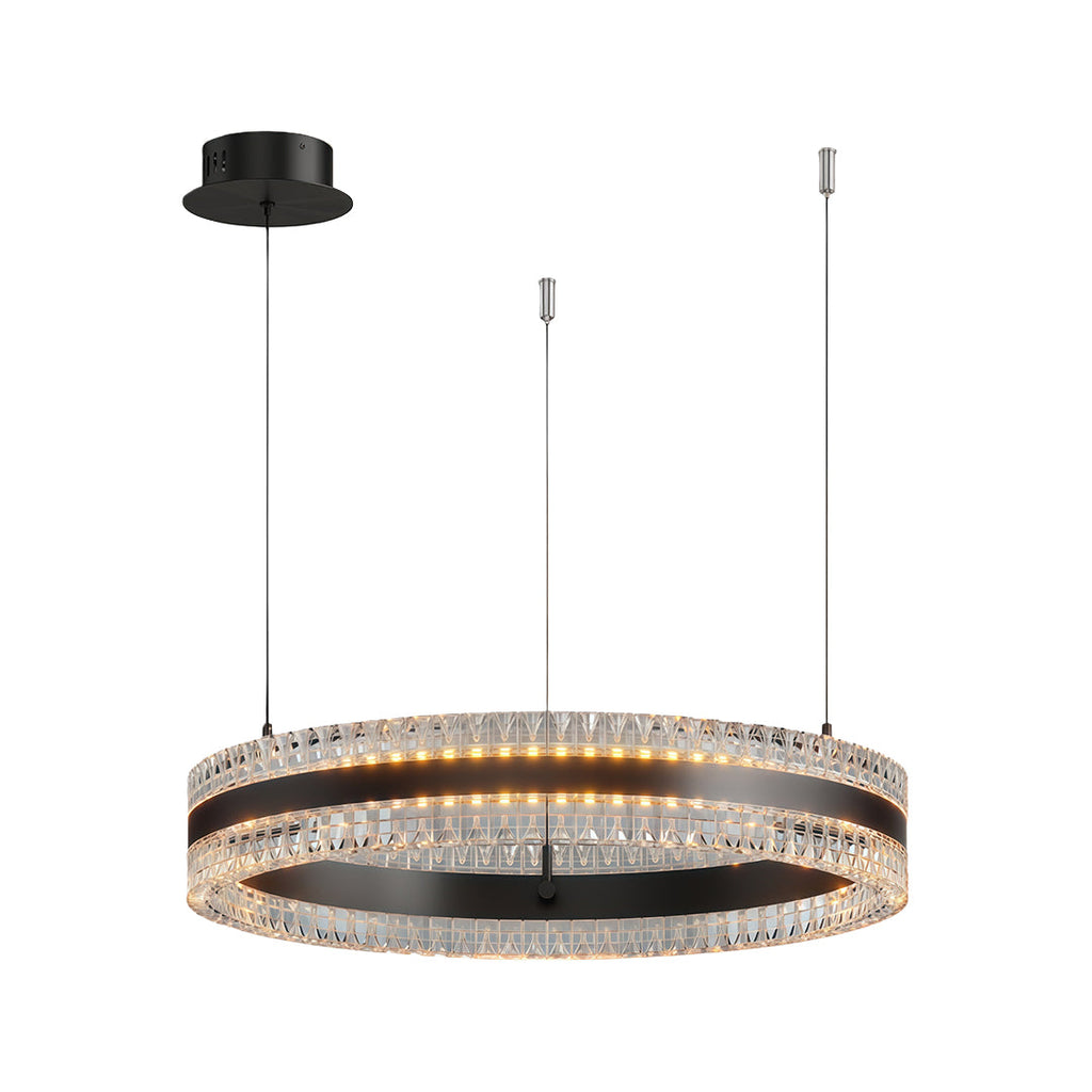 Minimalist Luxury Circular Chandelier - Modern Ceiling Light