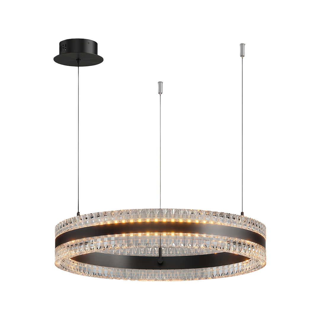 Minimalist Luxury Circular Chandelier - Modern Ceiling Light