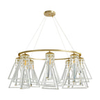 Modern Minimalist Crystal Chandelier Ceiling Light