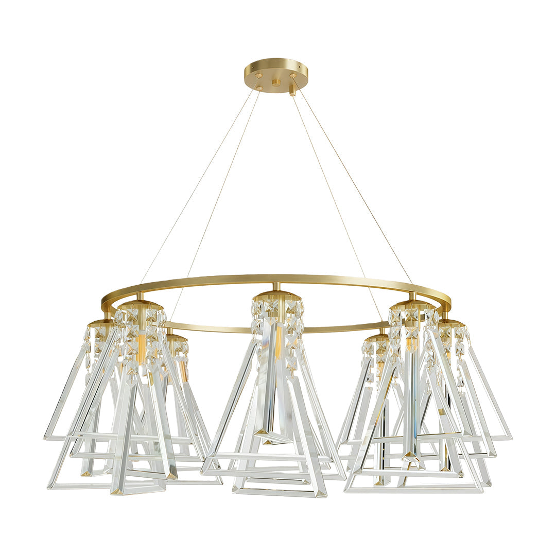 Modern Minimalist Crystal Chandelier Ceiling Light