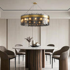 Luxury Glass Ceiling Chandelier - Modern Traditional Design
