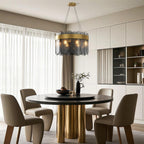 Luxury Glass Ceiling Chandelier - Modern Traditional Design