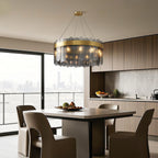 Luxury Glass Ceiling Chandelier - Modern Traditional Design