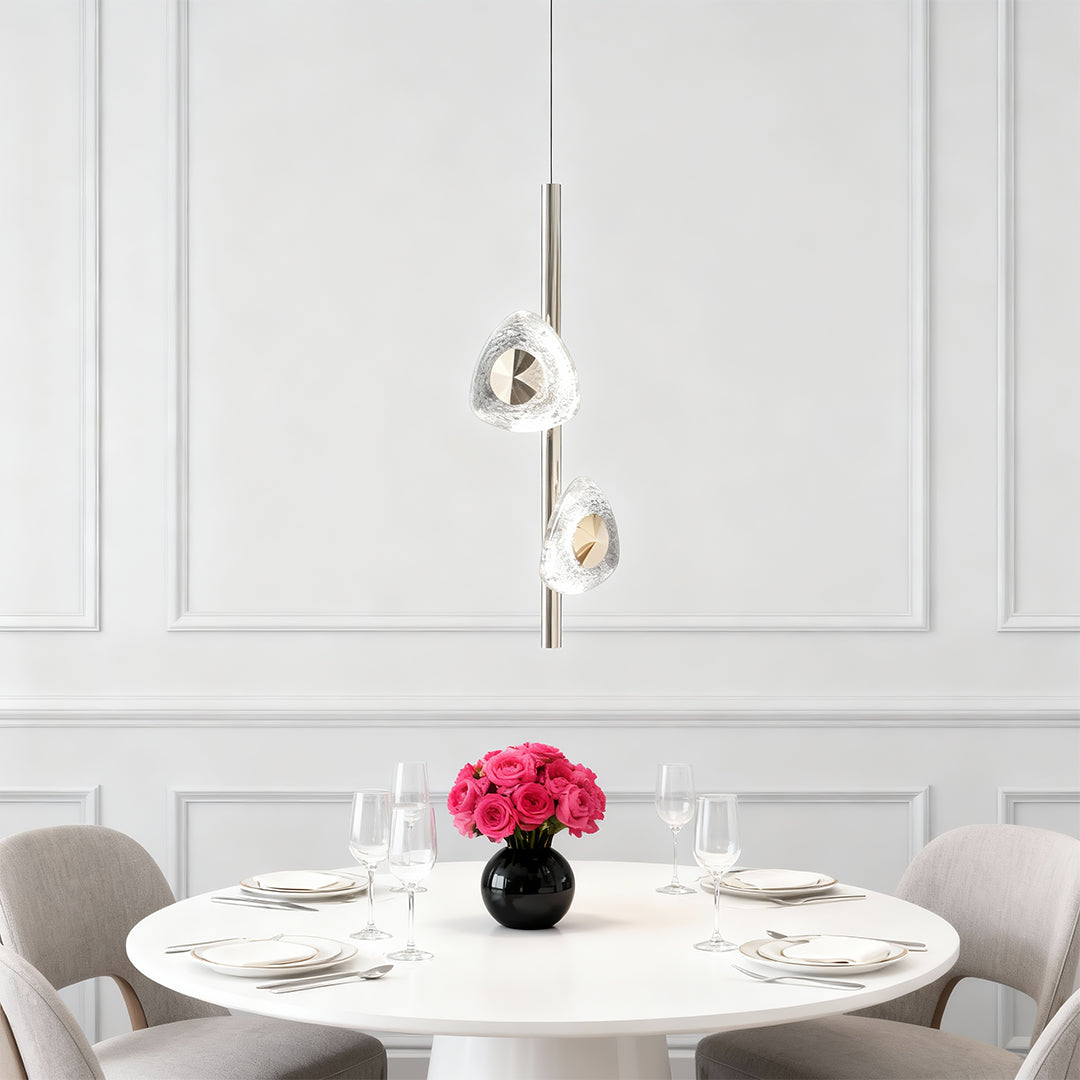 Luxury Aluminum Crystal Pendant Ceiling Light