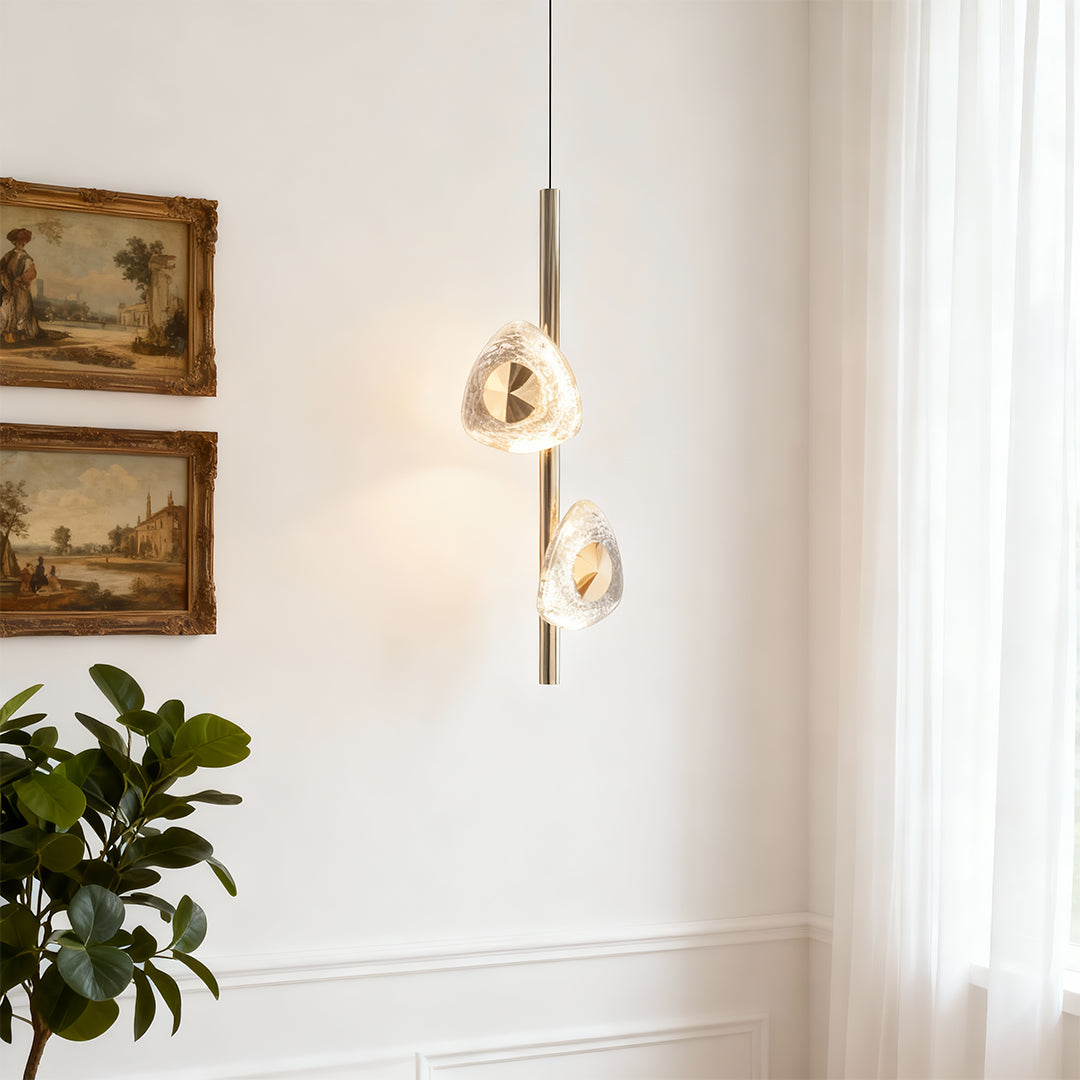 Luxury Aluminum Crystal Pendant Ceiling Light