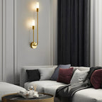 Luxury Double-Headed Metal Wall Sconce