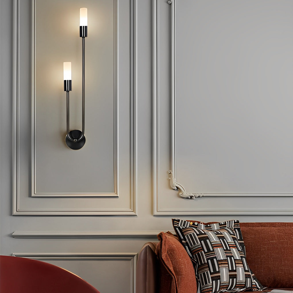 Luxury Double-Headed Metal Wall Sconce