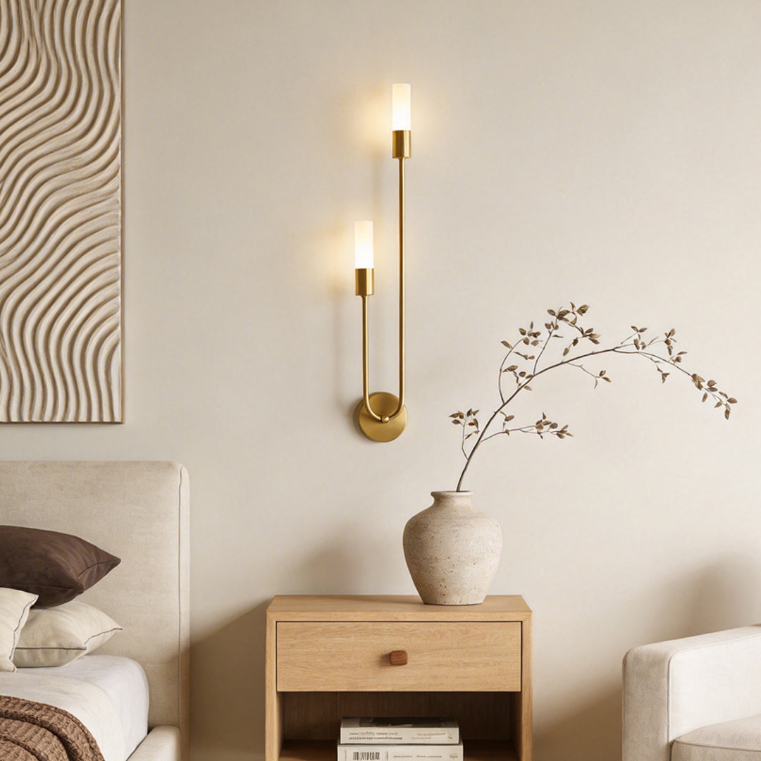 Luxury Double-Headed Metal Wall Sconce
