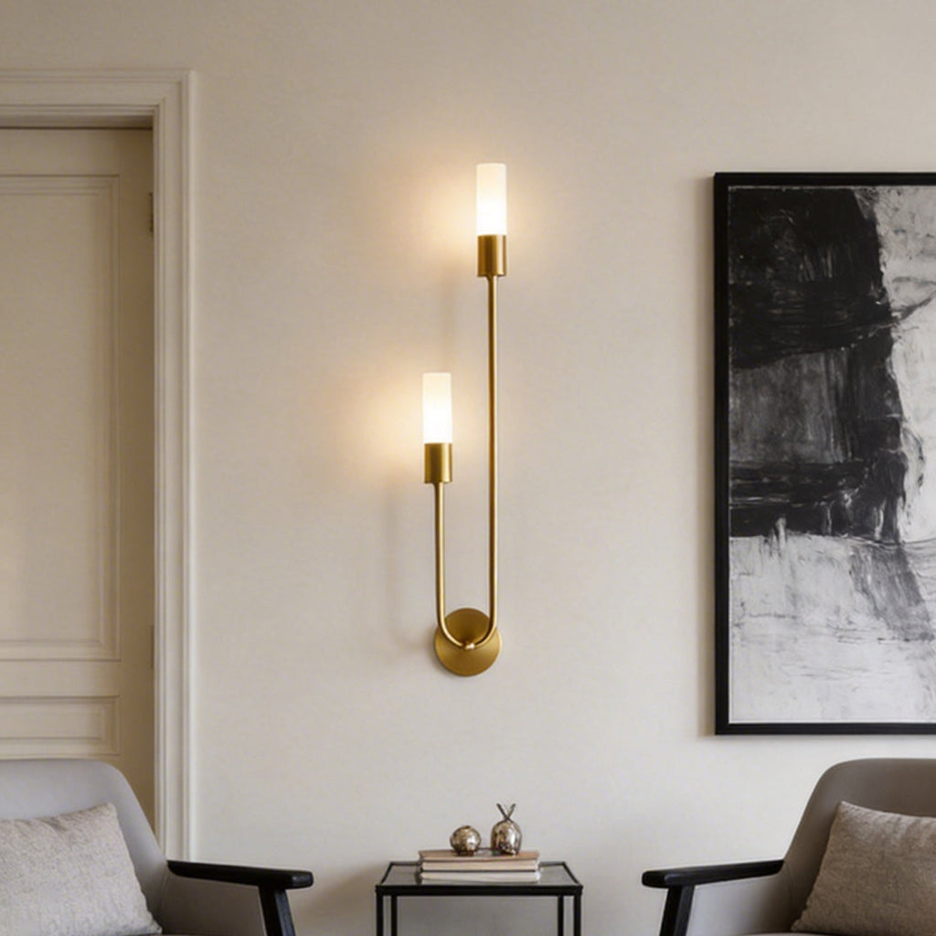 Luxury Double-Headed Metal Wall Sconce
