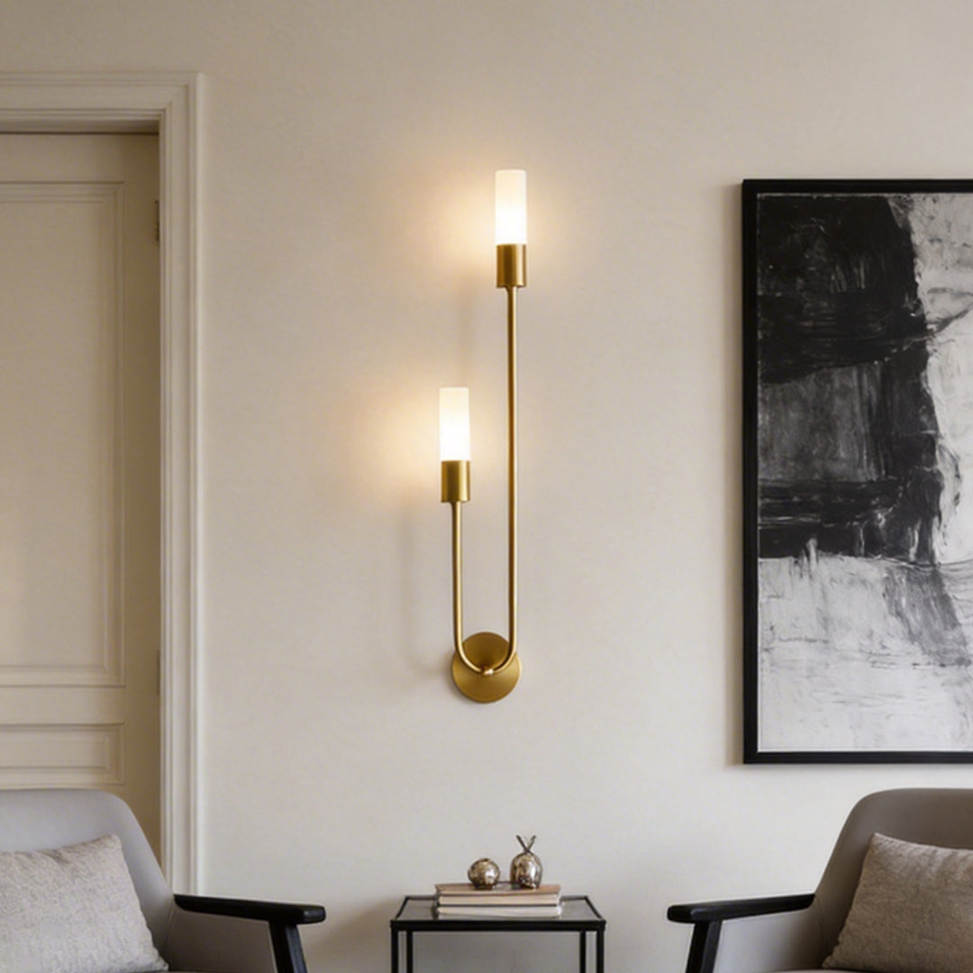 Luxury Double-Headed Metal Wall Sconce