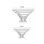 Geometric Aluminum LED Pillar Lights for Modern Gates