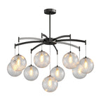 Premium Copper and Glass Ball Chandelier Ceiling Light