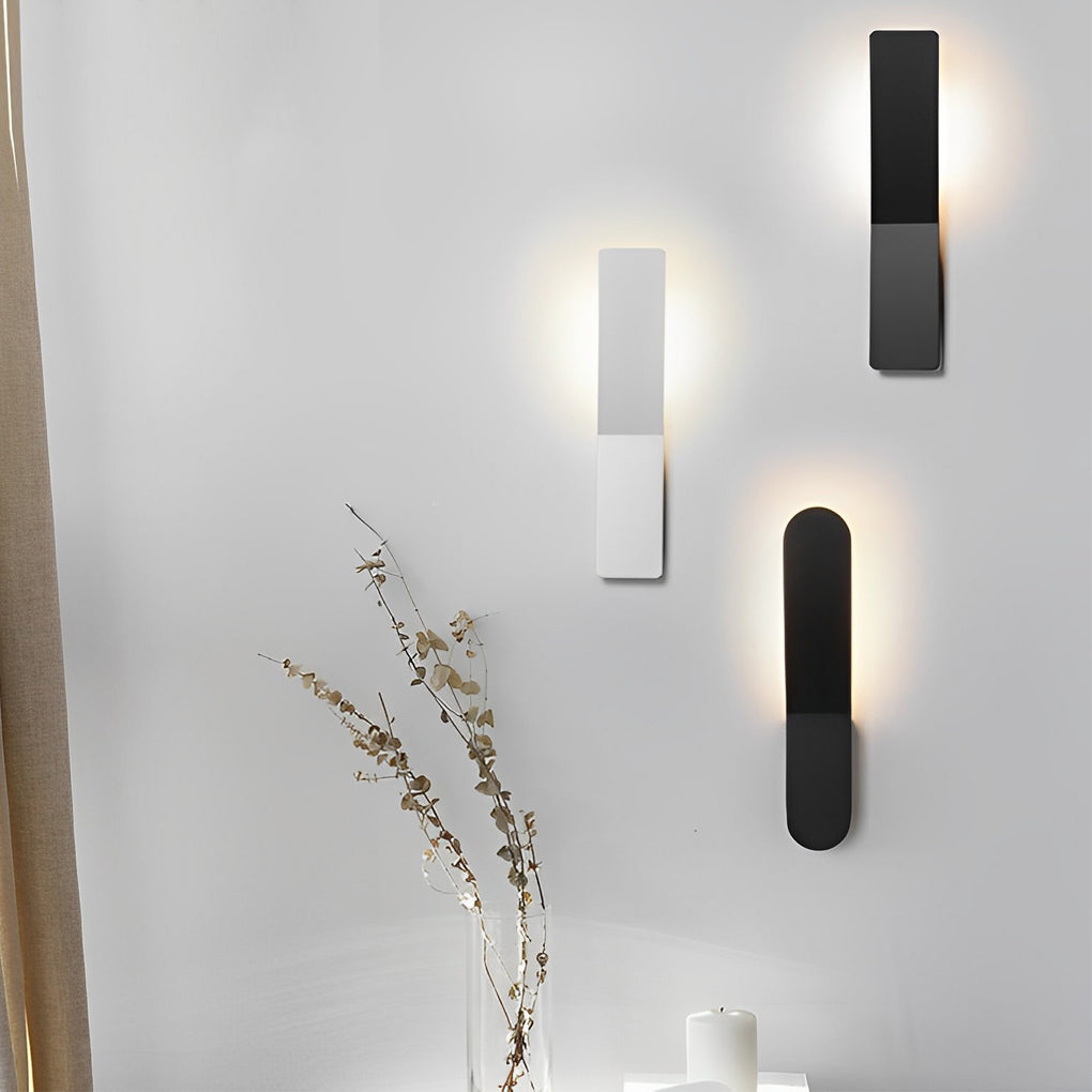Minimalist LED Backlit Wall Lamp - Premium Aluminum Design