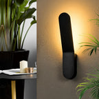 Minimalist LED Backlit Wall Lamp - Premium Aluminum Design
