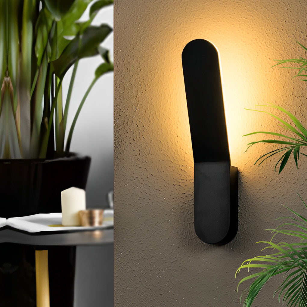Minimalist LED Backlit Wall Lamp - Premium Aluminum Design
