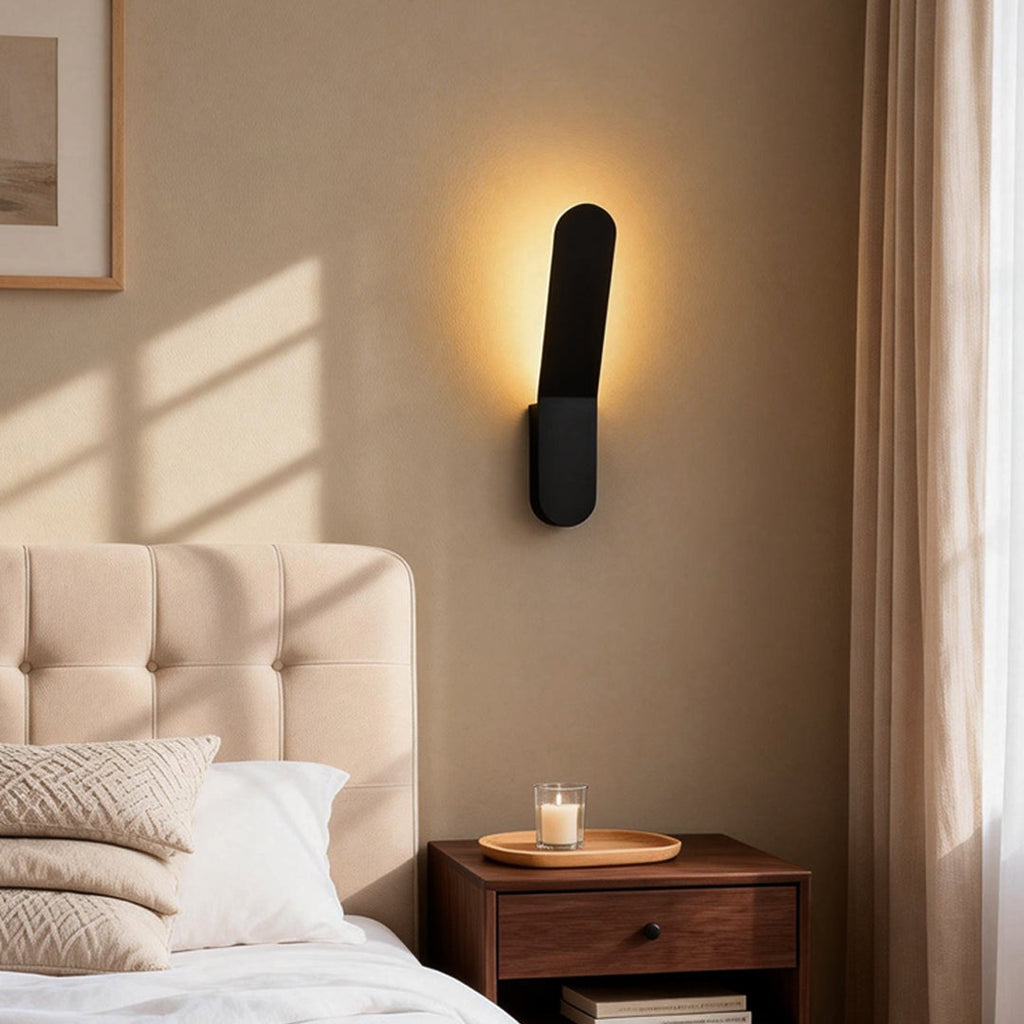 Minimalist LED Backlit Wall Lamp - Premium Aluminum Design