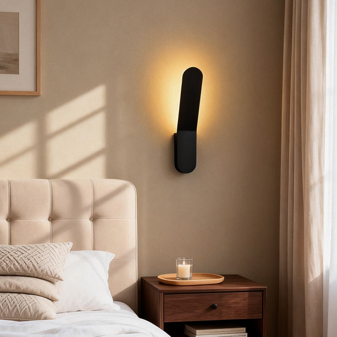 Minimalist LED Backlit Wall Lamp - Premium Aluminum Design