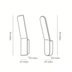 Minimalist LED Backlit Wall Lamp - Premium Aluminum Design