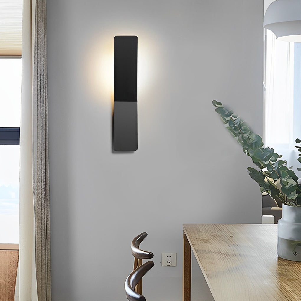 Minimalist LED Backlit Wall Lamp - Premium Aluminum Design