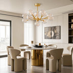 Contemporary Glass Globe Chandelier - Starry Sky Ceiling Light