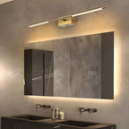 Premium Gold LED Bathroom Vanity Light - 23.6" & 39.4", Warm & White Illumination