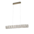 Minimalist Gold Linear Pendant Light - Modern Luxury Ceiling Fixture