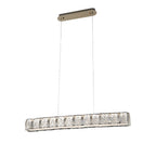 Minimalist Gold Linear Pendant Light - Modern Luxury Ceiling Fixture