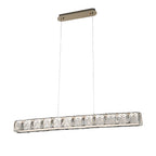 Minimalist Gold Linear Pendant Light - Modern Luxury Ceiling Fixture
