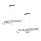 Minimalist Gold Linear Pendant Light - Modern Luxury Ceiling Fixture