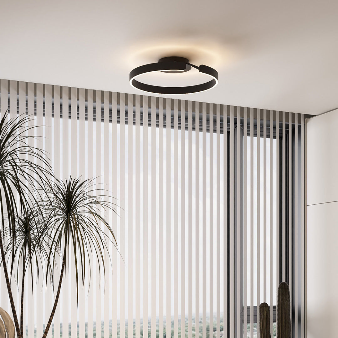 Minimalist Halo Flush Mount Ceiling Light
