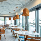 Artistic Rattan and Iron Hanging Pendant Light
