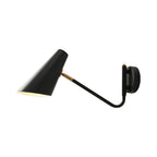 Contemporary Hoxton Wall Sconce with Conical Shade - Single Light