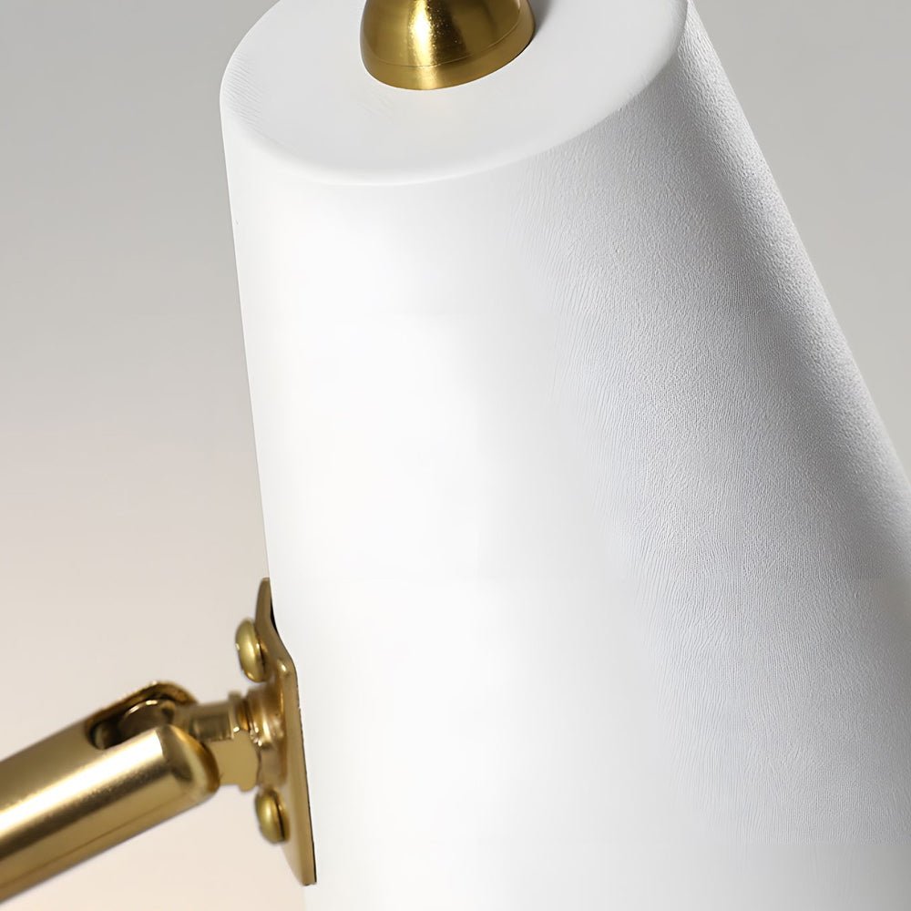 Contemporary Hoxton Wall Sconce with Conical Shade - Single Light