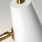 Contemporary Hoxton Wall Sconce with Conical Shade - Single Light